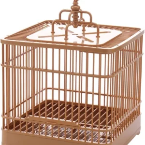 Song Bird Cage Medium Square Plastic
